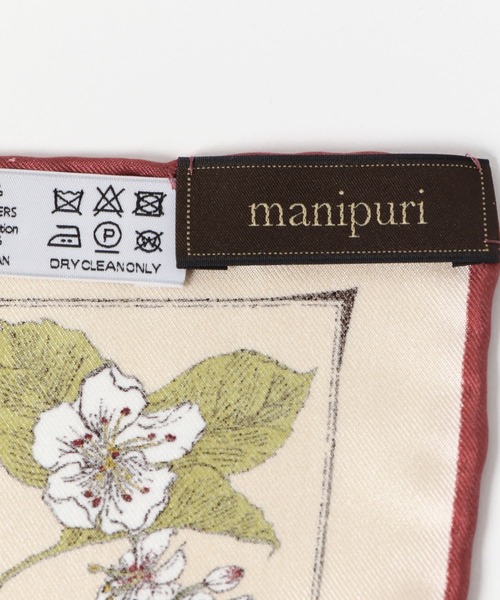 URBAN RESEARCH ROSSO WOMEN（アーバンリサーチ　ロッソ）の「manipuri　65シーズナルフルーツ（バンダナ/スカーフ・レディース・アイボリー/ブルー系その他・-）」の4枚目の写真