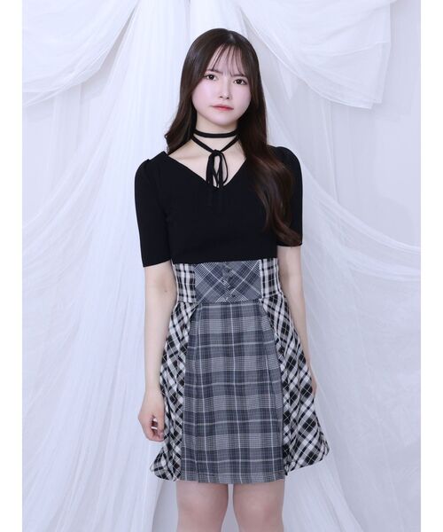 EATME（イートミー）の「コルセットミニワンピース（ワンピース・レディース・ブラック・FREE）」の4枚目の写真