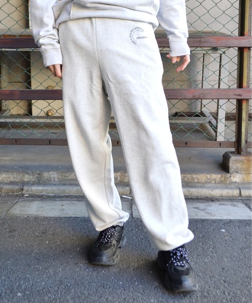 MODISH GAZE(モディシュガゼ)の「【MODISH GAZE】裏毛スウェットパンツ(ATHLEISURE)(スウェットパンツ・レディース・グリーン/オートミール/ネイビー/杢グレー/ブラック・MEDIUM)」の12枚目の写真