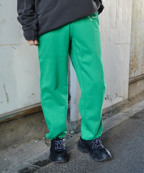 MODISH GAZE(モディシュガゼ)の「【MODISH GAZE】裏毛スウェットパンツ(ATHLEISURE)(スウェットパンツ・レディース・グリーン/オートミール/ネイビー/杢グレー/ブラック・MEDIUM)」の20枚目の写真