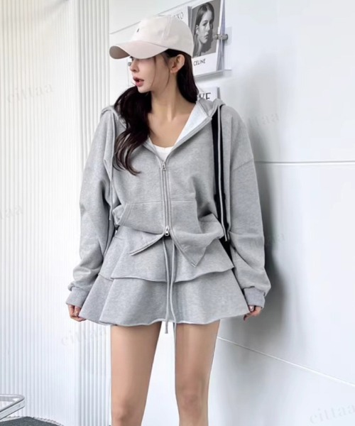 マルボン ゴルフ レディース パーカー スカートセットアップ 2点セット マルボンゴルフウェアレディース パーカー スカートセットアップ