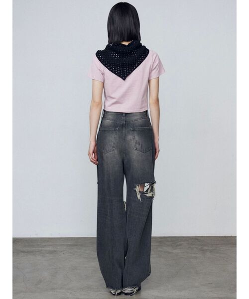 ボールドリップドルーズジーンズ（デニムパンツ）｜EMODA