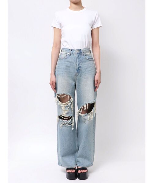 EMODA（エモダ）の「ボールドリップドルーズジーンズ（デニムパンツ