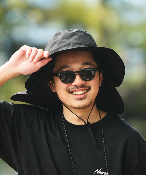 KiU(キウ)の「KiU×FREAK'S STORE/キウ×フリークスストア 別注 UV&RAIN PROTECT HAT プロテクト ハット(ハット・メンズ・ベージュ/ブラック・ONE SIZE)」の22枚目の写真