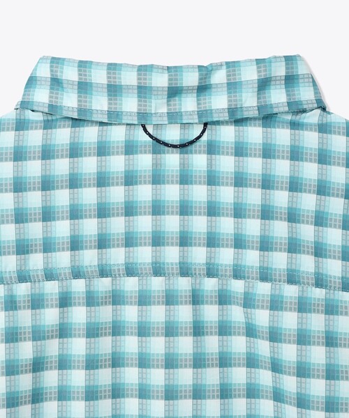 Columbia（コロンビア）の「Columbia／シルバーリッジユーティリティライトノベルティ ショートスリーブ／メンズ／コロンビア／吸湿速乾／UVカット／登山／チェックシャツ／半袖シャツ（シャツ/ブラウス・メンズ・ベージュ/ブルー・L/XL/M/S）」の9枚目の写真