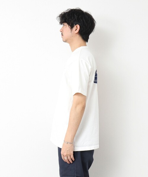 NOLLEY’S（ノーリーズ）の「【STONEWOLD】SLOWLY WAGON バックプリントTシャツ 25SS（Tシャツ/カットソー・メンズ・ホワイト/チャコールグレー/ブルー/グレイッシュベージュ・S/M/L）」の19枚目の写真