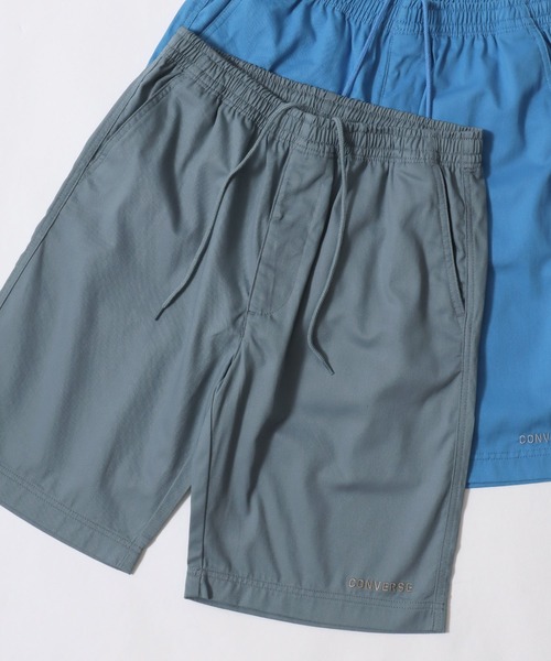 CONVERSE（コンバース）の「CONVERSE/コンバース コットンツイル ロゴ ワンポイント刺繍 無地 カラー ショートパンツ/ショーツ/レディース メンズ（チノパンツ・レディース・ベージュ/チャコール/ブラック/ブルー/サックスブルー/カーキ/グリーン/ピンク/ホワイト/イエロー・M/LL/L）」の7枚目の写真