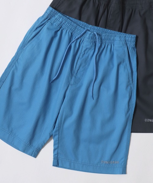 CONVERSE（コンバース）の「CONVERSE/コンバース コットンツイル ロゴ ワンポイント刺繍 無地 カラー ショートパンツ/ショーツ/レディース メンズ（チノパンツ・レディース・ベージュ/チャコール/ブラック/ブルー/サックスブルー/カーキ/グリーン/ピンク/ホワイト/イエロー・M/LL/L）」の8枚目の写真