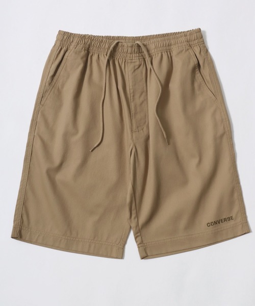 CONVERSE（コンバース）の「CONVERSE/コンバース コットンツイル ロゴ ワンポイント刺繍 無地 カラー ショートパンツ/ショーツ/レディース メンズ（チノパンツ・レディース・ベージュ/チャコール/ブラック/ブルー/サックスブルー/カーキ/グリーン/ピンク/ホワイト/イエロー・M/LL/L）」の17枚目の写真