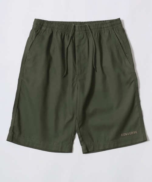 CONVERSE（コンバース）の「CONVERSE/コンバース コットンツイル ロゴ ワンポイント刺繍 無地 カラー ショートパンツ/ショーツ/レディース メンズ（チノパンツ・レディース・ベージュ/チャコール/ブラック/ブルー/サックスブルー/カーキ/グリーン/ピンク/ホワイト/イエロー・M/LL/L）」の19枚目の写真