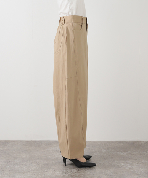 JOURNAL STANDARD relume（ジャーナルスタンダード　レリューム）の「コットンナイロンストレッチクロスパンツ（その他パンツ・レディース・ネイビー/ベージュ・38/36）」の16枚目の写真