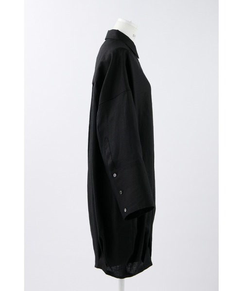 ENFOLD（エンフォルド）の「Soft Linen シャツロンパース