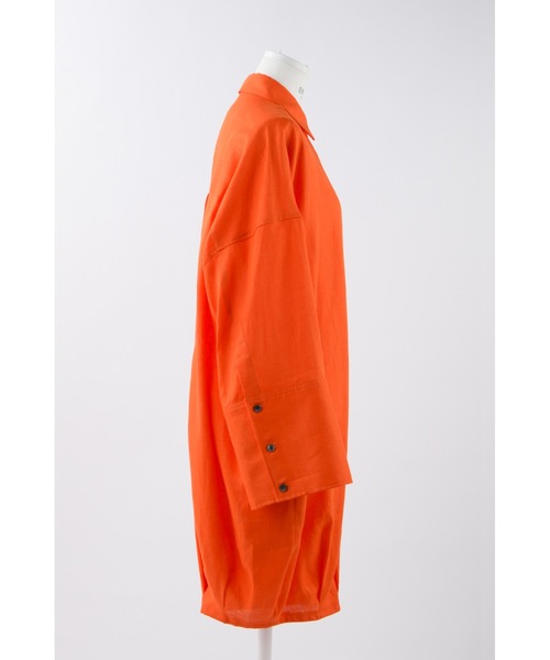 ENFOLD（エンフォルド）の「Soft Linen シャツロンパース