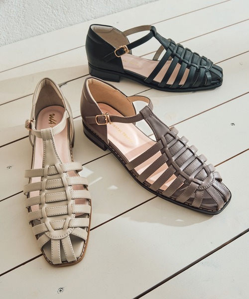 ナローストラップグルカシューズ/52114（サンダル）｜WA