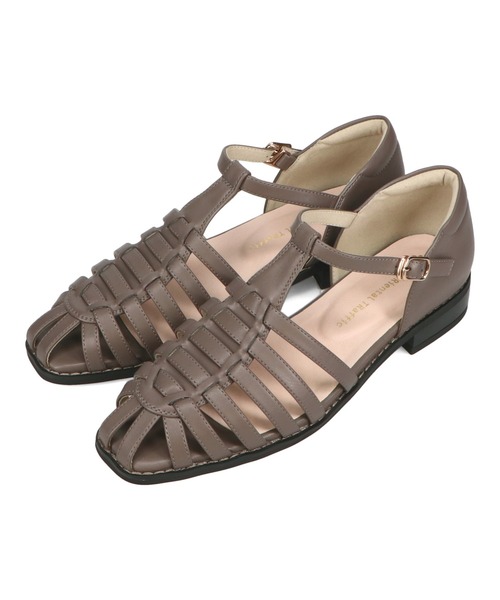 WA ORiental TRaffic(ダブルエーオリエンタルトラフィック)の「ナローストラップグルカシューズ/52114(サンダル・レディース・ブラック/グレー/ベージュ・S/M/L/LL)」の19枚目の写真