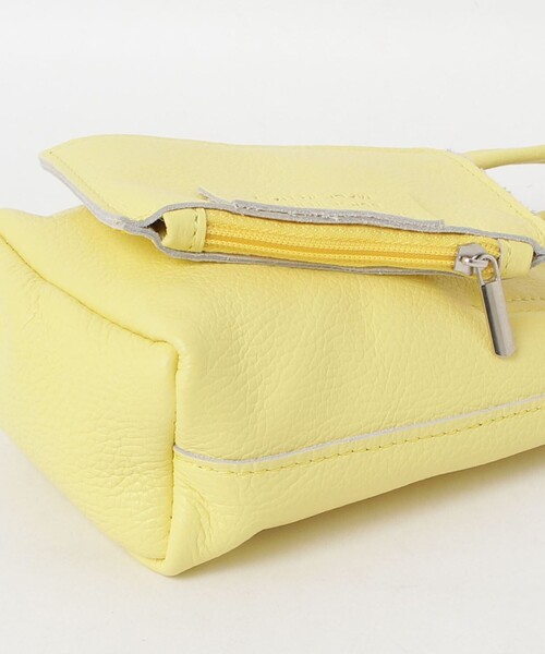 fredy emue（フレディエミュ）の「【MARLON FIRENZE/マーロン フィレンツェ】ストラップ＆ポーチ付きミニトートバッグ（ショルダーバッグ・レディース・アイボリー/ブラック/イエロー・FREE）」の15枚目の写真