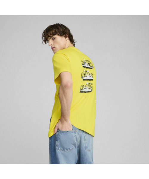 PUMA(プーマ)の「PUMA プーマ メンズ フェラーリ レース カラー スプラッシュ グラップ 半袖(Tシャツ/カットソー・メンズ・イエロー/ホワイト・X-SMALL/SMALL/X-LARGE/LARGE/MEDIUM)」の3枚目の写真