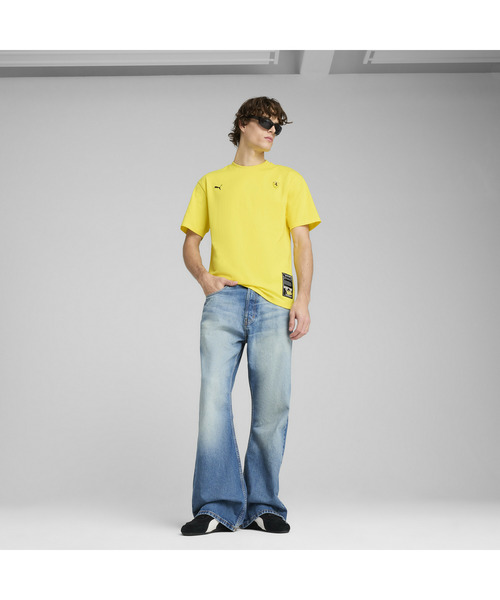 PUMA(プーマ)の「PUMA プーマ メンズ フェラーリ レース カラー スプラッシュ グラップ 半袖(Tシャツ/カットソー・メンズ・イエロー/ホワイト・X-SMALL/SMALL/X-LARGE/LARGE/MEDIUM)」の4枚目の写真