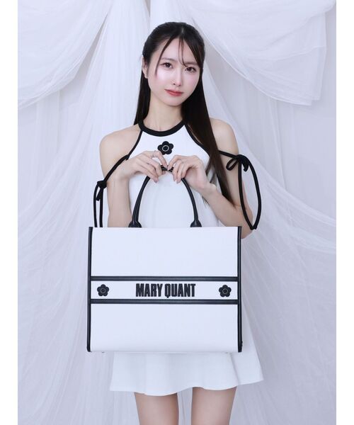 MARY QUANT EATME トートバッグ FREEサイズ ホワイト MARY QUANT EATME トートバッグ FREEサイズ ホワイト EATME