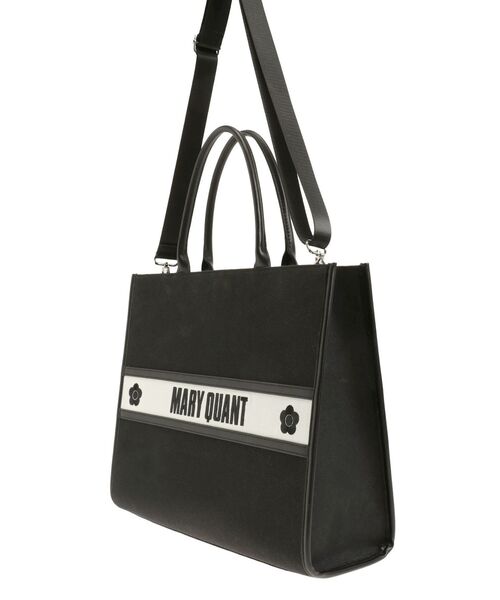 MARY QUANT EATME トートバッグ FREEサイズ ブラック X-girl エックスガール トートバッグ NEW YORK CANVAS TOTE BAG