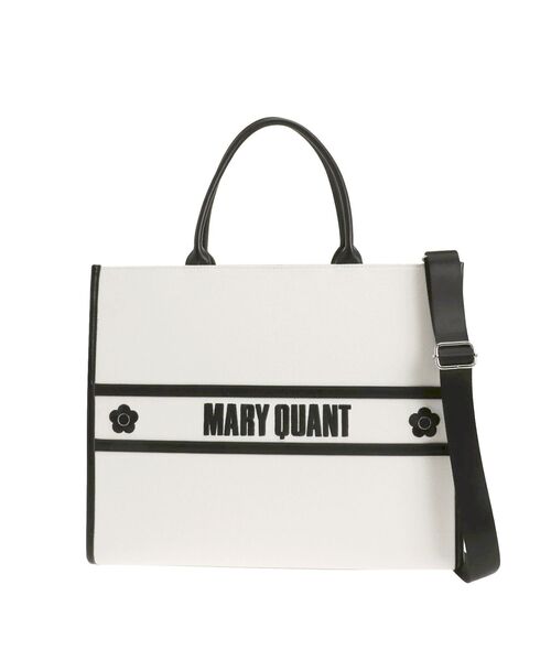 EATME(イートミー)の「【EATME×MARY QUANT】バイカラートートBAG(トートバッグ・レディース・オフホワイト/ブラック・FREE)」の5枚目の写真