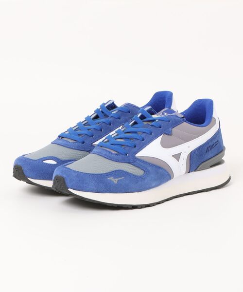 MIZUNO(ミズノ )の「mizuno ミズノ RB87 メンズスニーカー D1GA2352 20 ライトベージュ/グリーン/オレンジ(スニーカー・メンズ・ブルー/ダークグレー/ベージュ系その他2・25.5cm/26.0cm/26.5cm/27.0cm/27.5cm/28.0cm)」の1枚目の写真