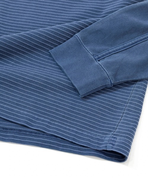 AOZORA(アオゾラ)の「AOZORA/アオゾラ ボーダーレイヤードロンTEE(Tシャツ/カットソー・メンズ・ブラウン/ブルー・LARGE/X-LARGE/MEDIUM)」の6枚目の写真