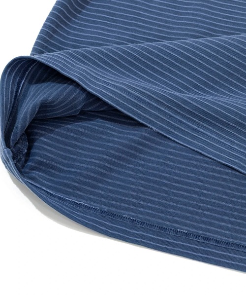 AOZORA(アオゾラ)の「AOZORA/アオゾラ ボーダーレイヤードロンTEE(Tシャツ/カットソー・メンズ・ブラウン/ブルー・LARGE/X-LARGE/MEDIUM)」の7枚目の写真