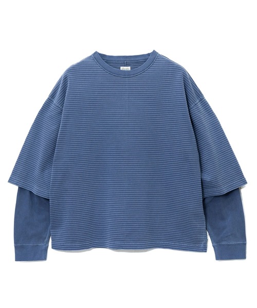 ■美品■SOPHNET. ボーダー柄 レイヤード 長袖 Tシャツ■L■ソフネット 2101589933.jpg?1703002646