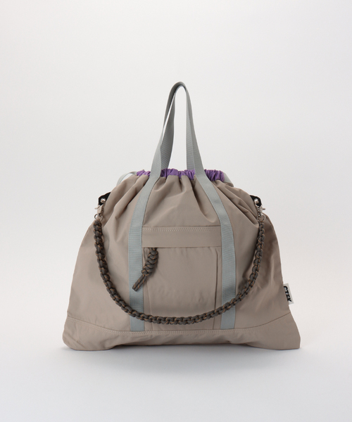 JOINT WORKS（ジョイントワークス）の「CONTROL FREAK/ナイロン3WAYスクエアトート（トートバッグ・レディース・グレー/ブラック・FREE）」の2枚目の写真