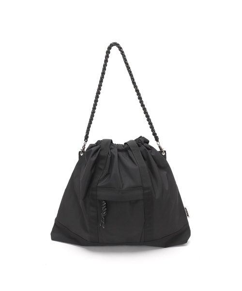 JOINT WORKS（ジョイントワークス）の「CONTROL FREAK/ナイロン3WAYスクエアトート（トートバッグ・レディース・グレー/ブラック・FREE）」の4枚目の写真