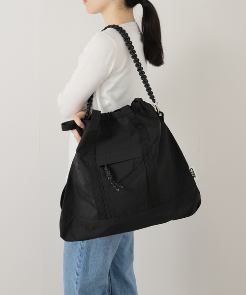 JOINT WORKS（ジョイントワークス）の「CONTROL FREAK/ナイロン3WAYスクエアトート（トートバッグ・レディース・グレー/ブラック・FREE）」の17枚目の写真