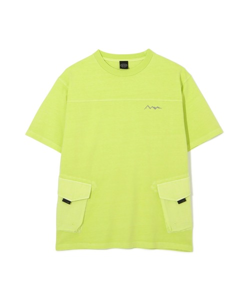 MANASTASH（マナスタッシュ）の「MANASTASH/マナスタッシュ  DISARMED TOP/ディザームドTシャツ（Tシャツ/カットソー・メンズ・ブラック/ライトグリーン・S/M/L/XL）」の5枚目の写真
