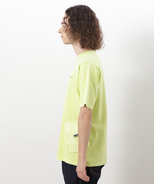 MANASTASH（マナスタッシュ）の「MANASTASH/マナスタッシュ  DISARMED TOP/ディザームドTシャツ（Tシャツ/カットソー・メンズ・ブラック/ライトグリーン・S/M/L/XL）」の11枚目の写真
