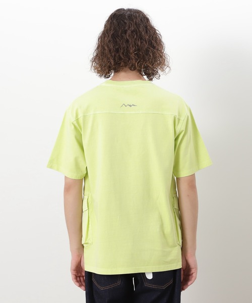 MANASTASH（マナスタッシュ）の「MANASTASH/マナスタッシュ  DISARMED TOP/ディザームドTシャツ（Tシャツ/カットソー・メンズ・ブラック/ライトグリーン・S/M/L/XL）」の12枚目の写真