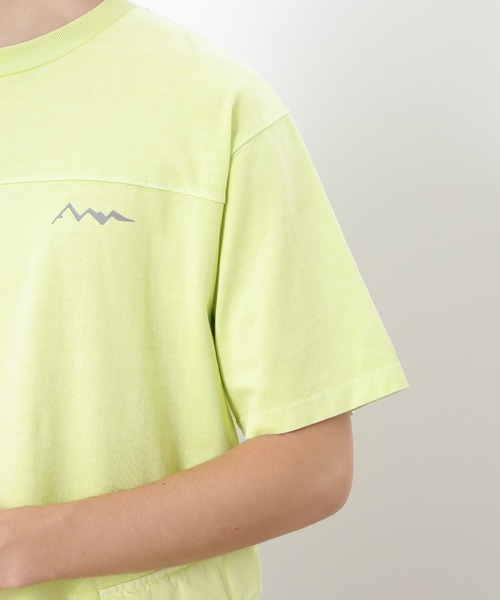 MANASTASH（マナスタッシュ）の「MANASTASH/マナスタッシュ  DISARMED TOP/ディザームドTシャツ（Tシャツ/カットソー・メンズ・ブラック/ライトグリーン・S/M/L/XL）」の16枚目の写真