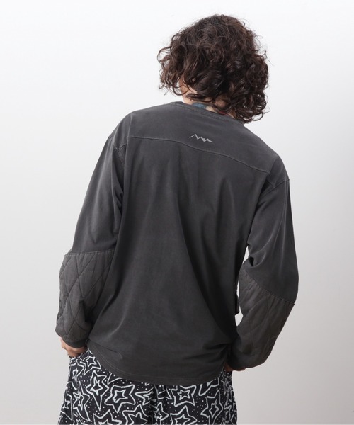 MANASTASH（マナスタッシュ）の「MANASTASH/マナスタッシュ  DISARMED TOP/ディザームドTシャツ（Tシャツ/カットソー・メンズ・ブラック/ライトグリーン・S/M/L/XL）」の9枚目の写真