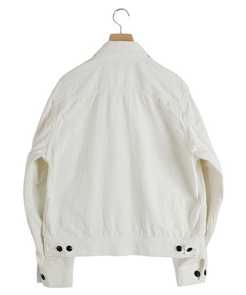 marka（マーカ）の「marka / マーカ：DENIM WORK JACKET - pigment white -：M25A-11BL01C[COR]（デニムジャケット・メンズ・ホワイト系その他・2(M)）」の2枚目の写真