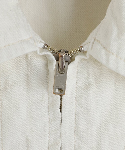 marka（マーカ）の「marka / マーカ：DENIM WORK JACKET - pigment white -：M25A-11BL01C[COR]（デニムジャケット・メンズ・ホワイト系その他・2(M)）」の3枚目の写真