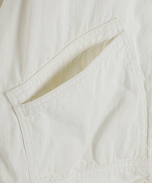 marka（マーカ）の「marka / マーカ：DENIM WORK JACKET - pigment white -：M25A-11BL01C[COR]（デニムジャケット・メンズ・ホワイト系その他・2(M)）」の5枚目の写真