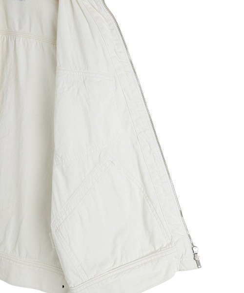 marka（マーカ）の「marka / マーカ：DENIM WORK JACKET - pigment white -：M25A-11BL01C[COR]（デニムジャケット・メンズ・ホワイト系その他・2(M)）」の8枚目の写真