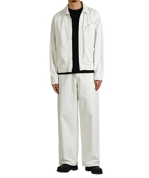 marka（マーカ）の「marka / マーカ：DENIM WORK JACKET - pigment white -：M25A-11BL01C[COR]（デニムジャケット・メンズ・ホワイト系その他・2(M)）」の14枚目の写真