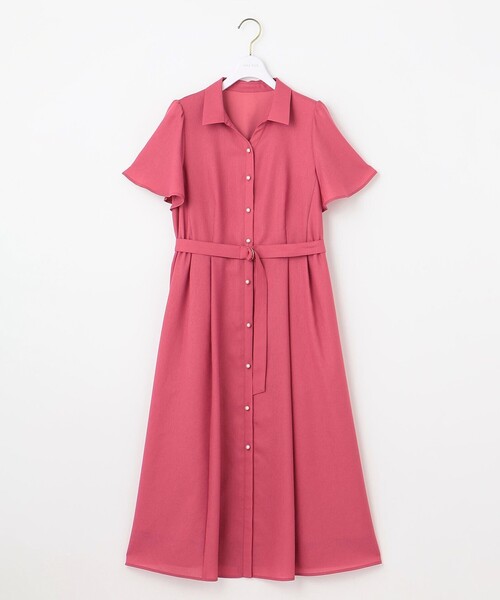 ANY SIS(エニィスィス)の「スムージーポリエステル ワンピース(ワンピース・レディース・ダークブラウン系9/ライトグリーン系9/ネイビー系/ダルブルー系/レッド系・1/2/3)」の19枚目の写真