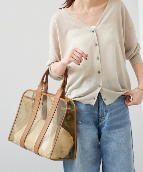 Spick & Span（スピックアンドスパン）の「ORSETTO / オルセット PVC TOTE（トートバッグ・レディース・ブラウン・FREE）」の2枚目の写真