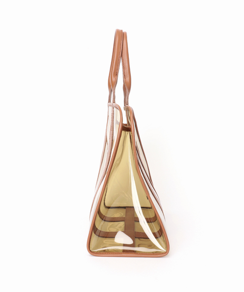 Spick & Span（スピックアンドスパン）の「ORSETTO / オルセット PVC TOTE（トートバッグ・レディース・ブラウン・FREE）」の6枚目の写真