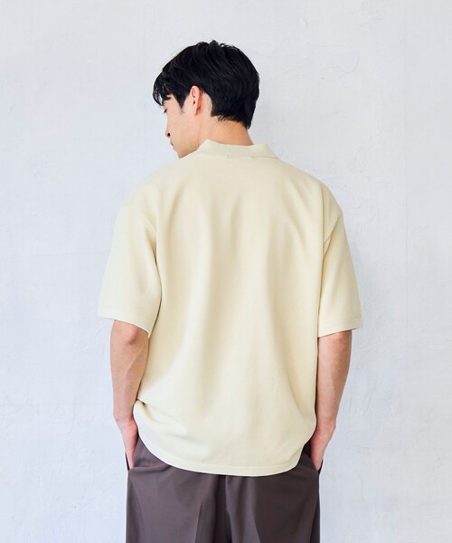 RONEL(ロネル)の「【RONEL】メッシュニットポロシャツ(ポロシャツ・メンズ・ブラック/ベージュ・L/XL/S/M)」の10枚目の写真