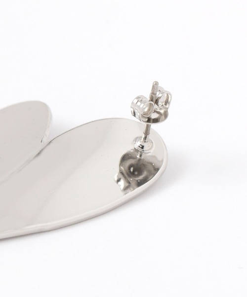 LAKOLE（ラコレ）の「テクスチャーハートピアス / 329115（ピアス（両耳用）・レディース・その他1/その他2・FREE）」の4枚目の写真