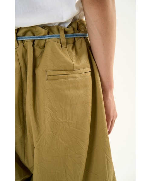 DISCOVERED（ディスカバード）の「WRINKLE OVER SHORTS（その他パンツ・メンズ・ベージュ/ブラック・SMALL/LARGE）」の12枚目の写真