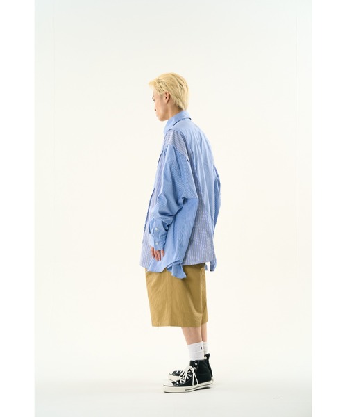 DISCOVERED（ディスカバード）の「WRINKLE OVER SHORTS（その他パンツ・メンズ・ベージュ/ブラック・SMALL/LARGE）」の7枚目の写真