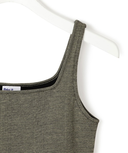 MILLER（ミラー）の「【Miller for ADAM ET ROPE'】別注 スクエアタンク（カップ付き）（タンクトップ・レディース・ホワイト/グリーン系その他/ブラック・FREE）」の20枚目の写真